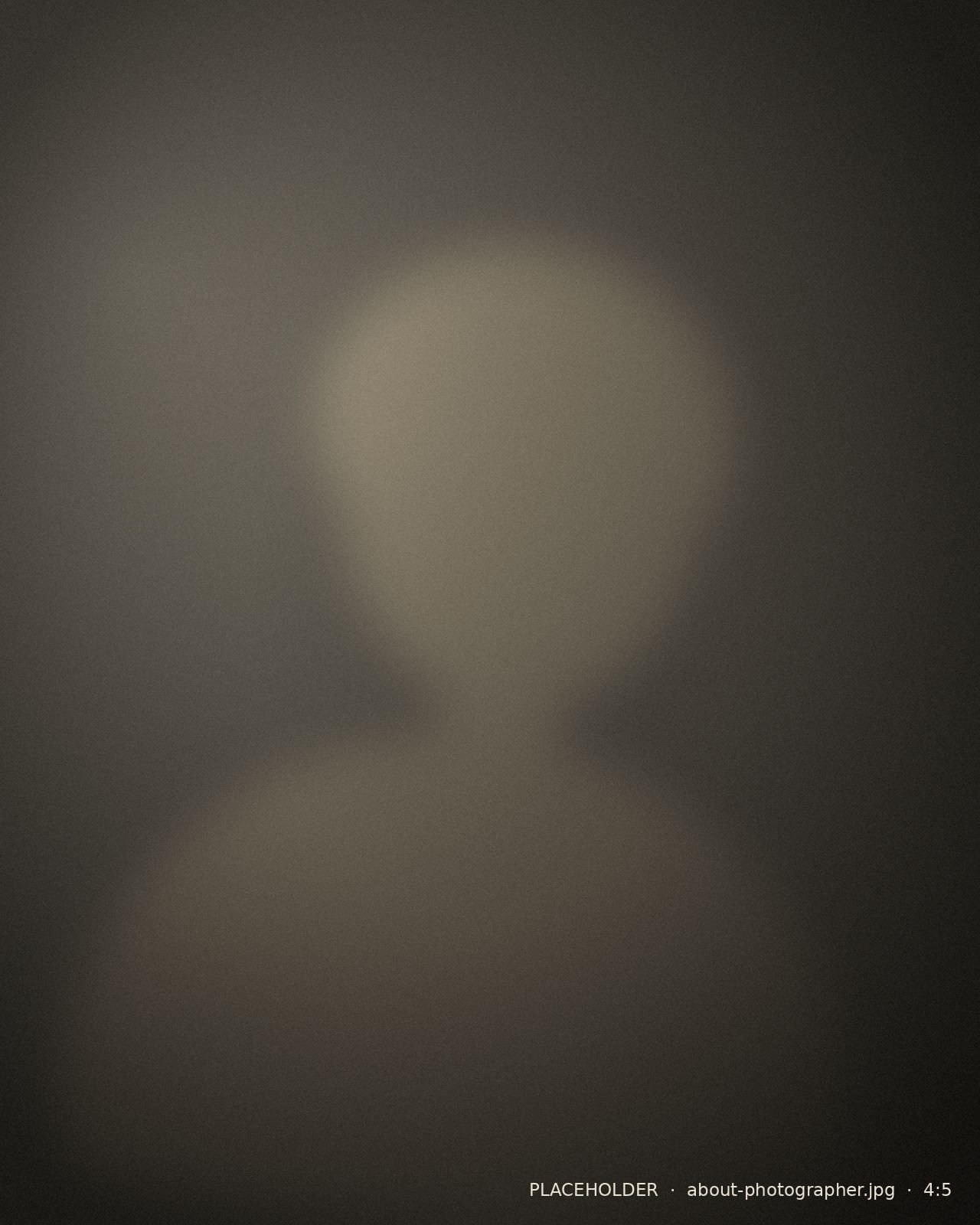 Portrait of the photographer behind Sunday Portrait